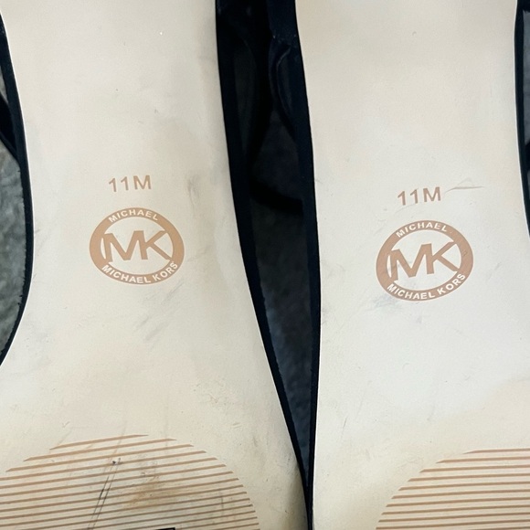 MICHAEL KORS Antonia Suede Sandal Black Size 11 - Picture 13 of 13